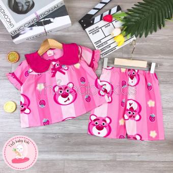 Đồ bộ lanh bé gái, bộ lanh lửng bé gái shop thỏ baby kids