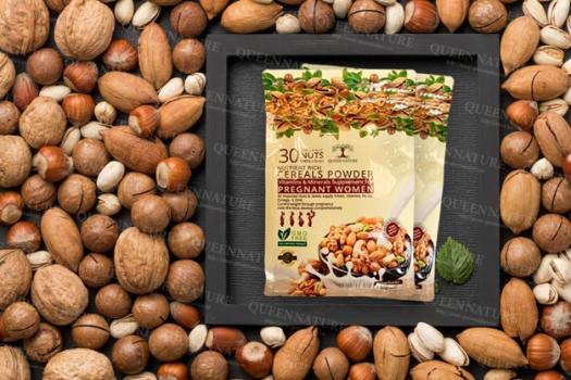 Ngũ Cốc  Queen Nature  Bột Ngũ Cốc Cho Bà Bầu Thơm ngon,dễ uống, Ngũ Cốc Dinh Dưỡng Cho Bà Bầu Không Đường-Misa MB Care