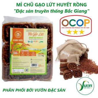 Mì chũ gạo lứt - Đặc sản Bắc Giang - Gói 1kg (HTX Mì Xuân Trường)