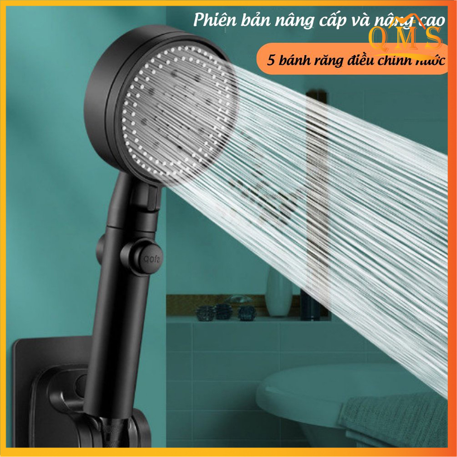 Đầu vòi sen tăng áp vòi hoa sen 5 chế độ nước cao cấp - tăng áp mạnh độ bền cao