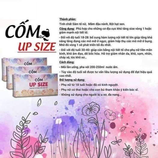 Lẻ bằng sỉ Cốm upsize Linh spa, hộp 30 gói , date mới, hàng chuẩn