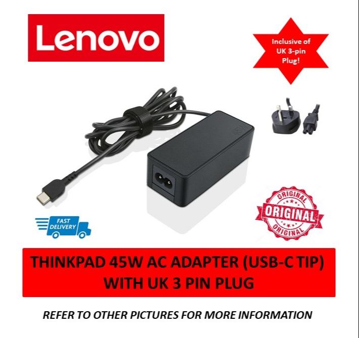 Lenovo 20V 3.25A Compatible Laptop Charger 65W AC Power Adapter Yellow Squa, Shop Today. Get it Tomorrow!