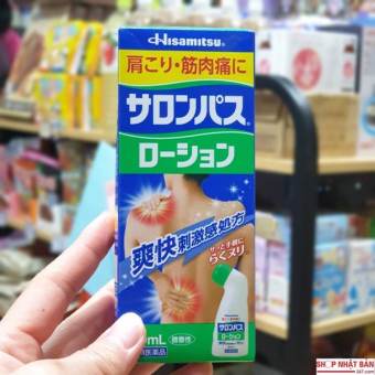 Dầu Xoa Bóp Dạng Lăn Salonpas Hisamitsu 85ml Nội Địa Nhật