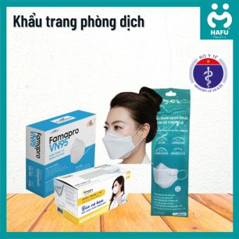 Khẩu trang y tế kháng khuẩn 4 lớp, N95 , 4D Famapro
