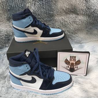 giầy thể thao Jordan 1 Retro High OG UNC Patent Xanh Dương  thời trang nam nữ
