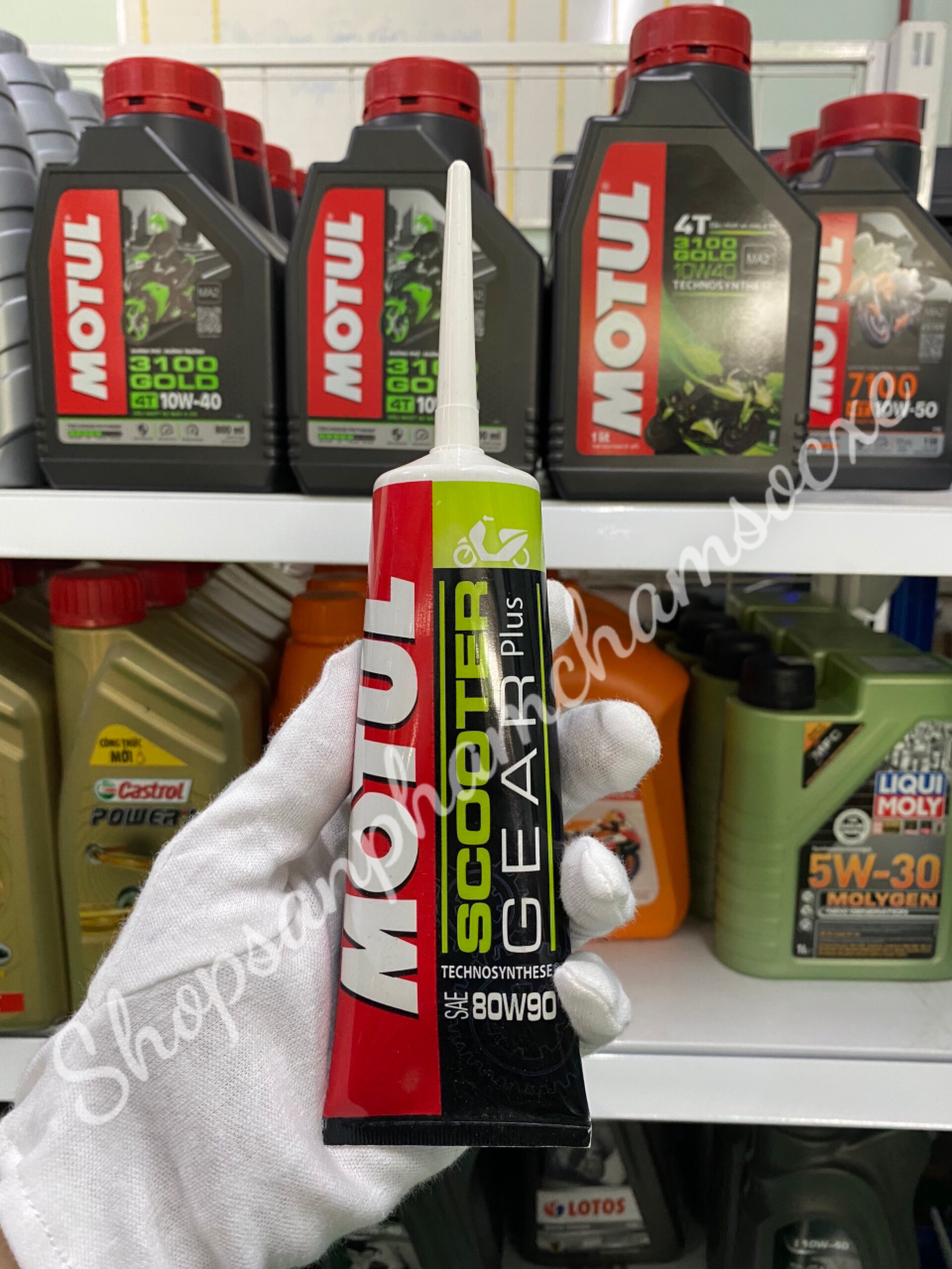 Nhớt láp motul 80w90 tuýp 120ml