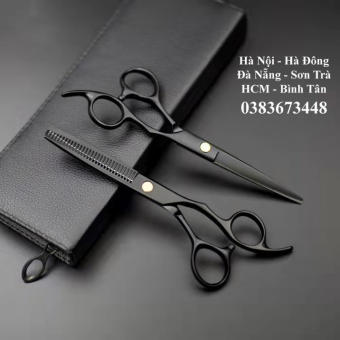 Kéo Cắt Tóc Handmade, Bộ Đôi Kéo Cắt Tỉa Chuyên Dụng Kèm 8 Phụ Kiện, cắt tóc nam bằng kéo - Kéo Cắt Tóc Nam Hàng Xịn, Giá Sốc, Ship Cod Toàn Quốc