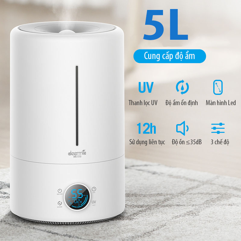 Máy phun sương tạo ẩm không khí f628-f628s - máy khuếch tán, xông tinh dầu - máy phun sương
