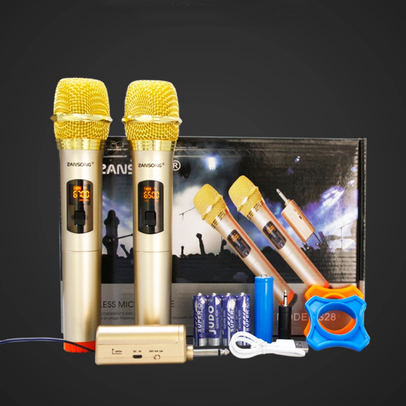 Micro zansong s28, combo 2 micro dành cho loa kéo, micro karaoke không dây đa năng uhf zansong s28, microphone không dây zansong s28, tần số đáp ứng cho mọi loại giọng, hỗ trợ các thiết bị có jack cắm 3.5mm và 6.5mm, chống hú siêu ấm