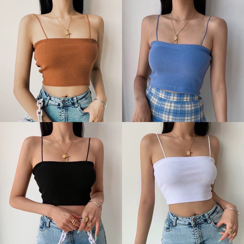 Áo Ống Hai Dây Bigsize 38-90kg Chất BoZip Dành Cho Nàng Múp Xinh