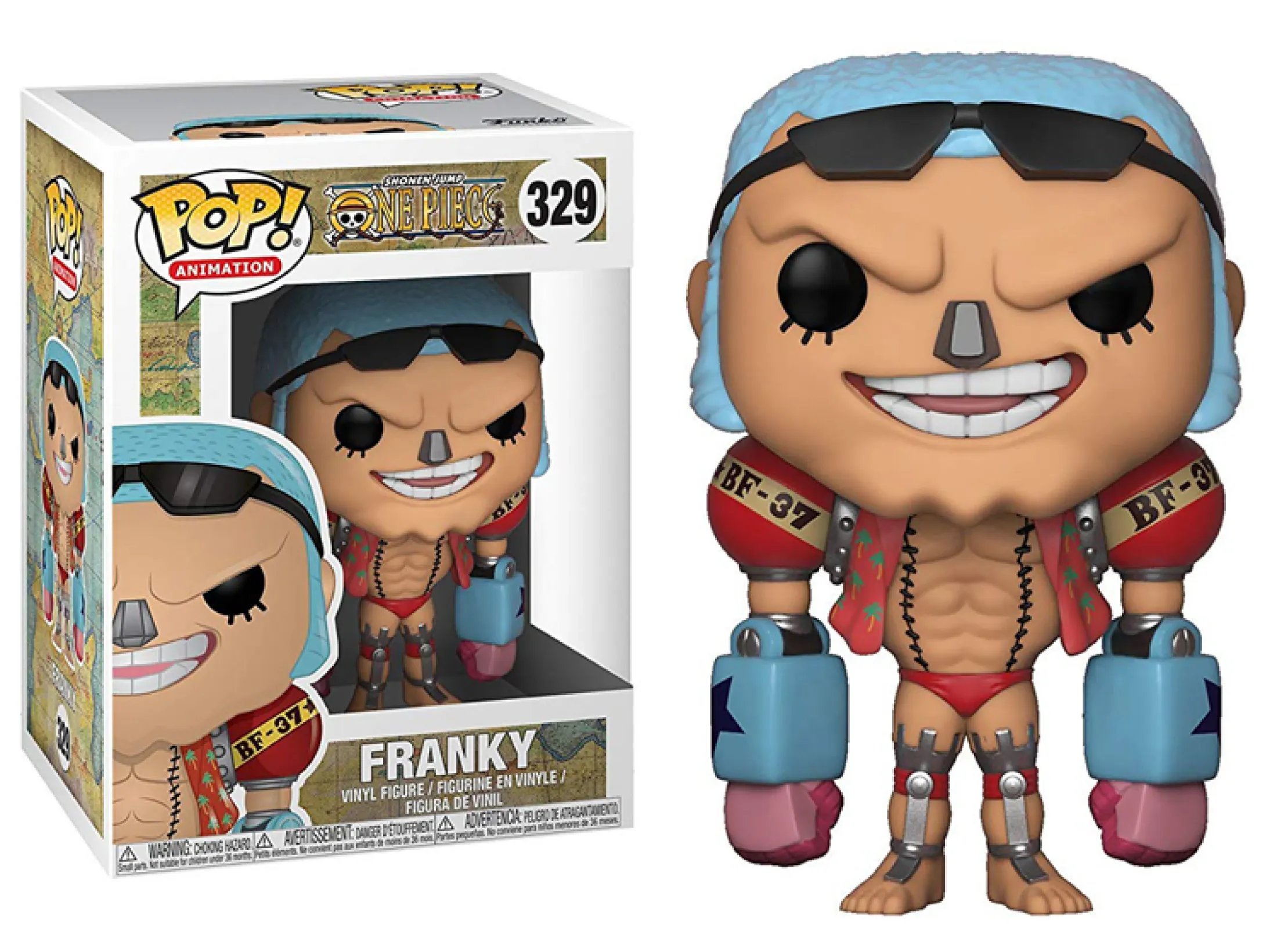 Funko Pop King One Piece Sailing French Franky Doll Hands Do Furnishing Articles Model Key Chain Lazada Singapore