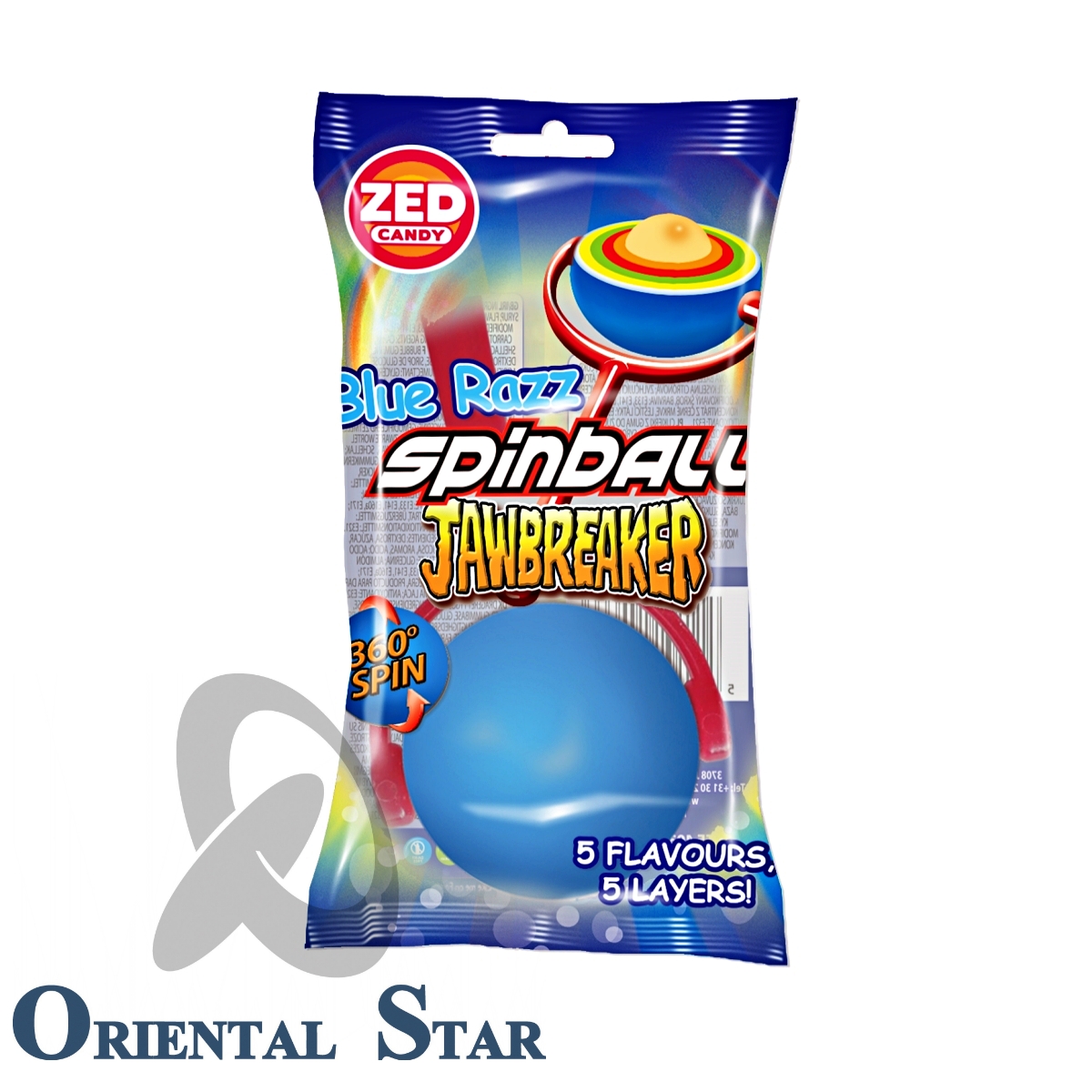 Kẹo đồ chơi con quay Spinball kẹo trái cây nhiều vị cho bé