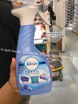 XỊT KHỬ MÙI QUẦN ÁO, CHĂN GỐI, SOFA, Ô TÔ, .. FEBREZE ĐỨC - NGUỒN HÀNG ĐỨC - XỊT THƠM FEBREZE