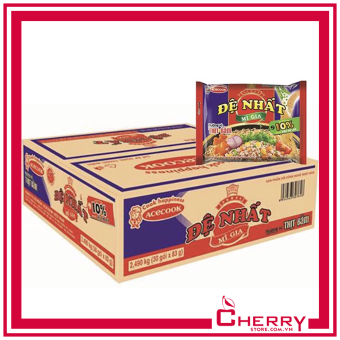 Thùng 30 gói mì Đệ Nhất thịt bằm 82g