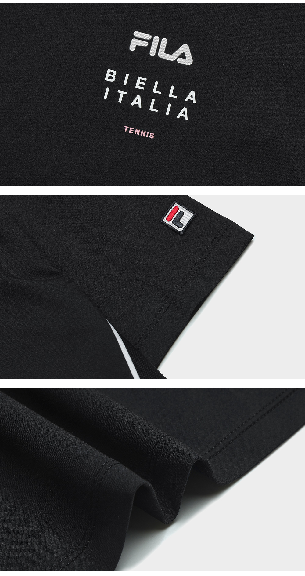 FILA CORE ATHLETICS TENNIS ELECTRONIC SWING Women Short Sleeves T-Shirt (Black) · v2