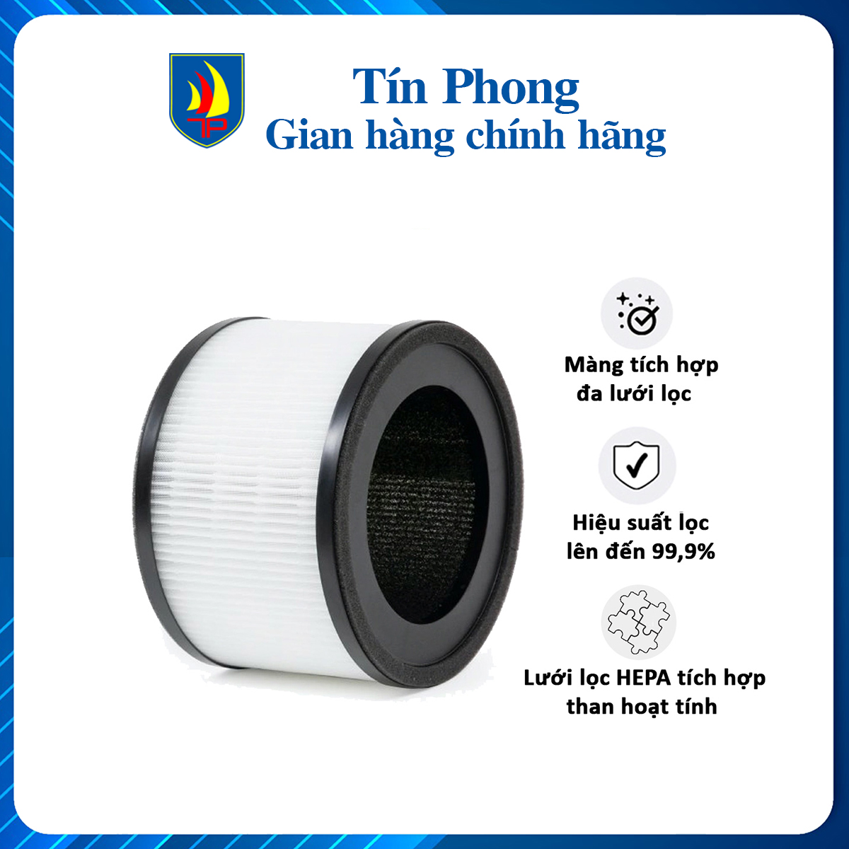 Lõi lọc, bộ lọc cho máy lọc không khí hafele cf-8116/ 537.82.710/ 532.86.236 - lưới lọc thô, than hoạt tính, lưới lọc hepa.