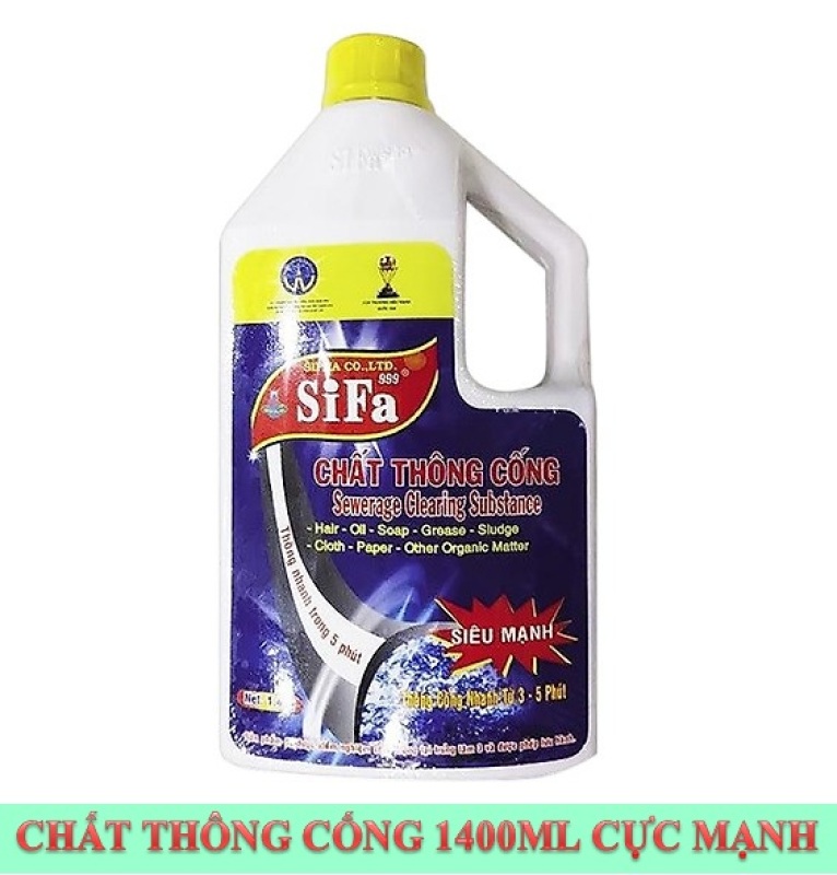 Combo 2 Chai thông cầu cống 700ml - chất thông cầu - chai thông cống nghẹt - chai thông wc - chai thông bồn cầu cống - nước thông cầu cống - dung dịch tẩy rửa - dung dịch vệ sinh - hóa chất thông tắc cầu cống