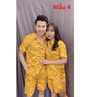 Hot Trend 2020 Bộ Chữ Rối Hè Nam,Đồ Bộ Nam LV Hoa Nhỏ Chất Xịn Cao Cấp Có Size