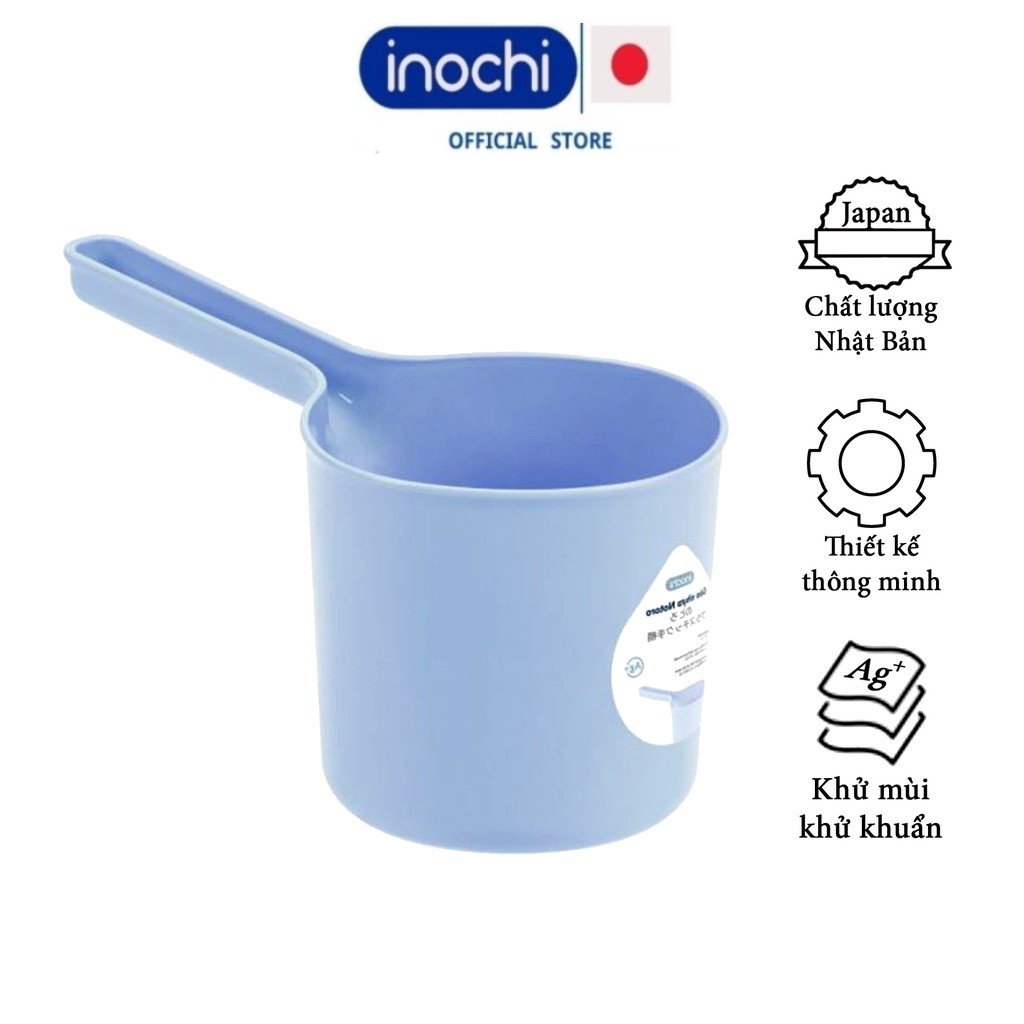 Gáo nhựa múc nước, gáo múc nước tắm nhựa cao cấp inochi gáo nhựa múc nước thau tắm