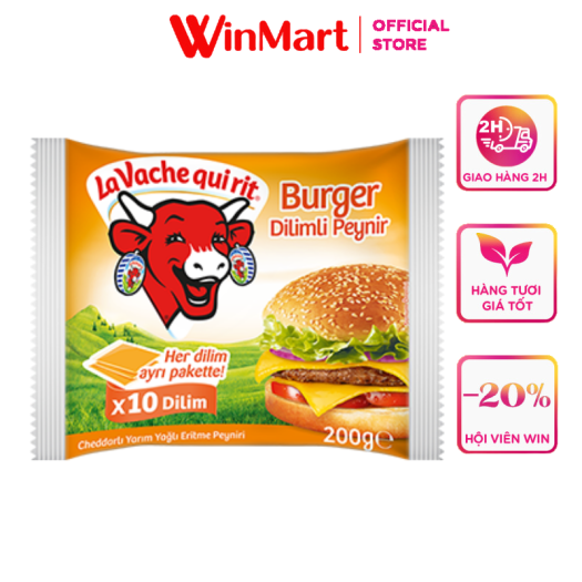 CON BÒ CƯỜI P.mai sanwich cheddar G200g