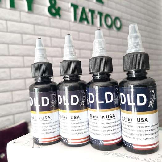 MỰC XĂM HÌNH DLD USA TRUE BLACK