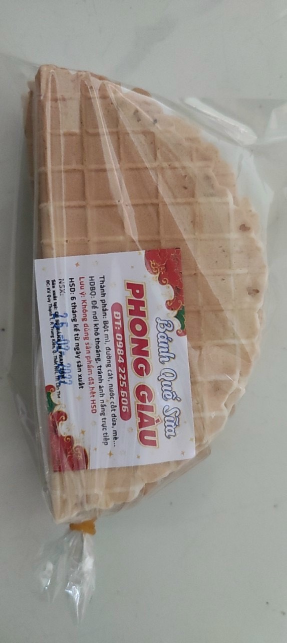 Bánh Quế Sữa Phong Giàu 300g, Thơm ngon giòn rụng, Nhân Ái Shop