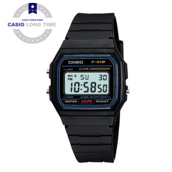 Đồng hồ điện tử Casio F-91W-1DG chính hãng