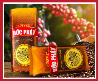 Combo 2 túi Cà phê Di sản rang xay truyền thống Đức Phát coffee Robusta  (1kg)