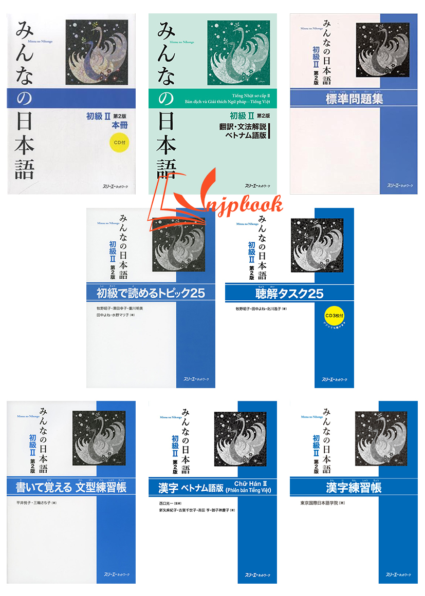 Minna no nihongo sơ cấp 2 - bộ 8 cuốn