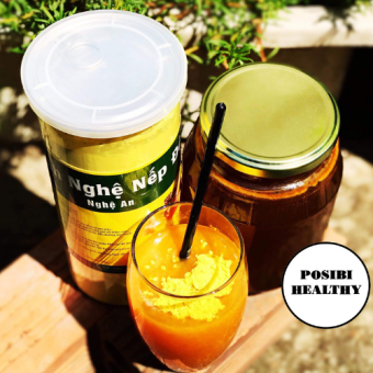 💟💟 Tinh Bột Nghệ Nếp Đỏ Đẹp Da Mờ Vết Thâm 500g