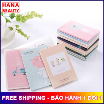 Set 50 tờ giấy thấm dầu nhỏ gọn tiện lợi hana tech, loại bỏ nhờn dư, thông thoáng da, ngăn lây lan mụn, an toàn cho da - Hanatech