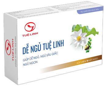 DỄ NGỦ TUỆ LINH - HỖ TRỢ MẤT NGỦ - HỘP 10 VIÊN