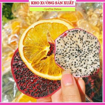 Trà detox hoa quả sấy khô, trà detox giảm cân hoa quả thanh nhiệt cơ thể Mix đủ hương vị tại xưởng sản xuất hoa quả sạch Sơn La.