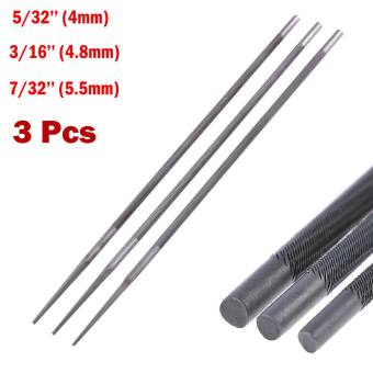 Toolstar Dũa Tròn 3 Cái Cho Máy Cưa Xích Mài Xích 4 4.8 5.5Mm Dụng Cụ MÀI.