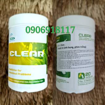 Clear Thái Cz9 Chuyên Tri Sình Bụng Phân trắng Cho Cá Cảnh Hàng Thái Lan