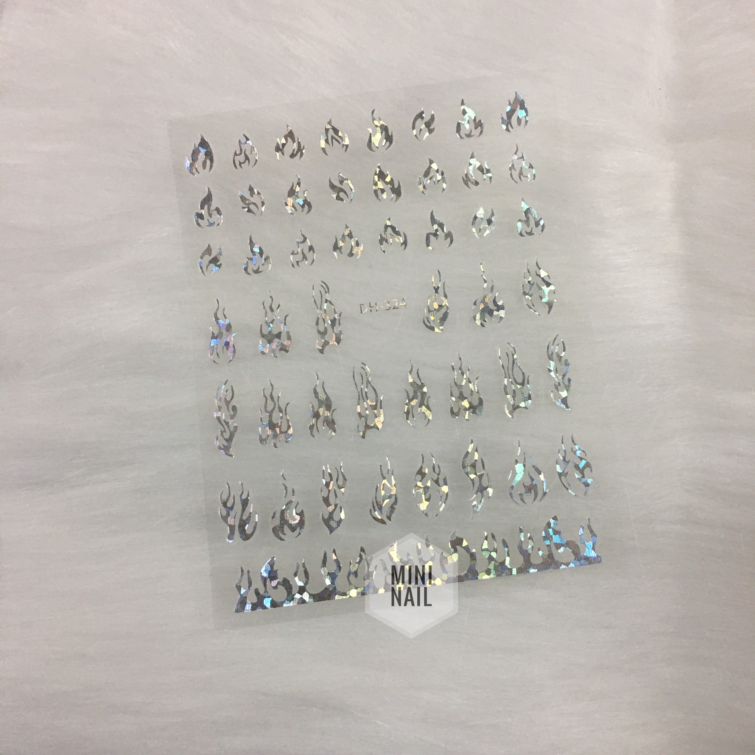 Sticker nail dán móng tay hình ngọn lửa, miếng dán móng tay hình ngọn lửa