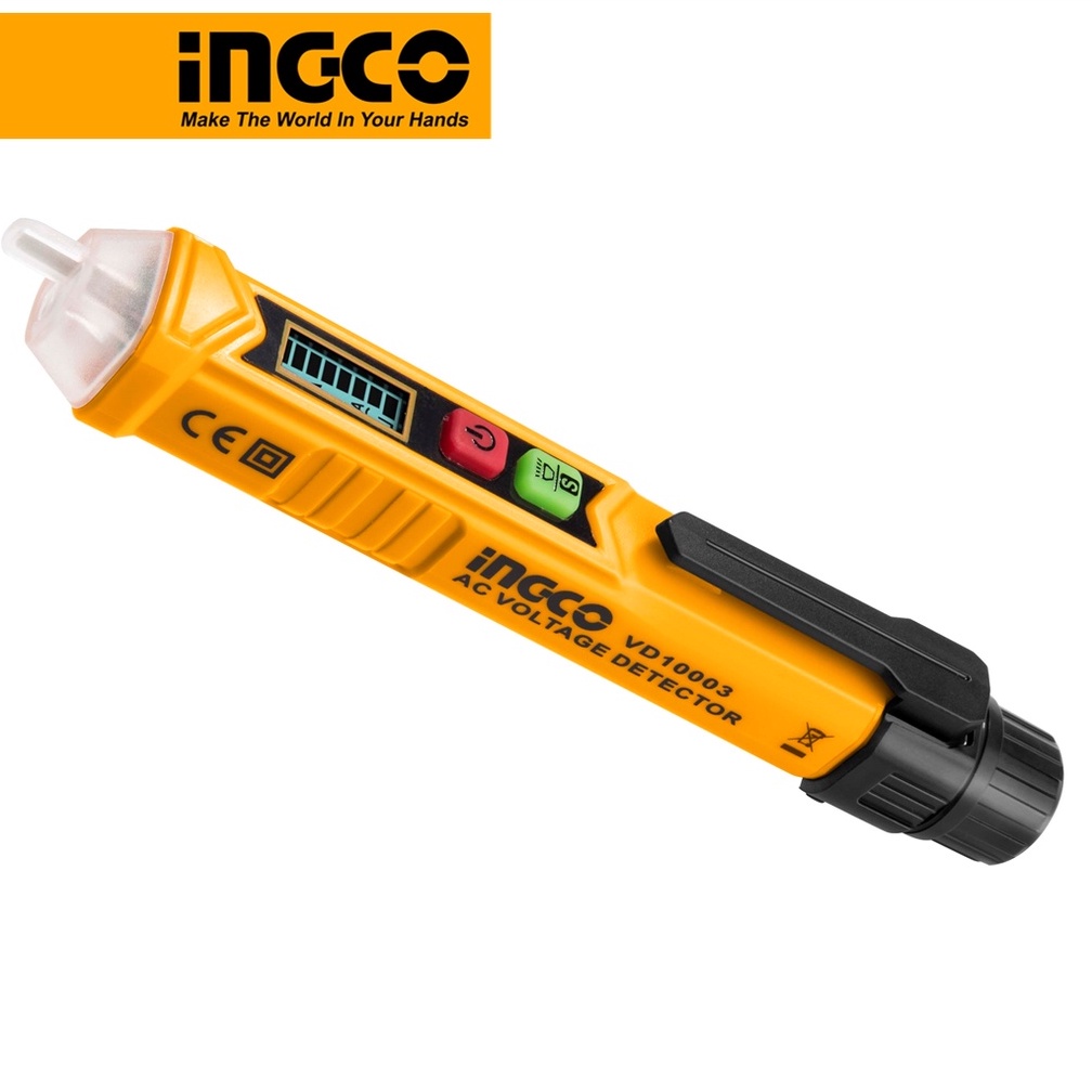 Bút thử điện kỹ thuật số đa năng ingco vd10003 đầu dò điện áp cảm ứng