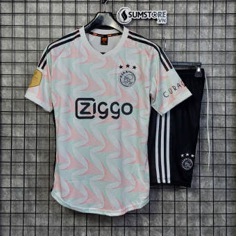 Áo Đấu Bóng Đá CLB Ajax Amsterdam Trắng Mè 2023 - Bộ Đồ Thể Thao Cao Cấp
