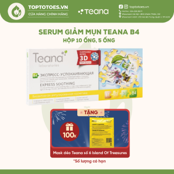 Serum Teana B4 Express Soothing giảm sưng viêm, mụn, phục hồi da