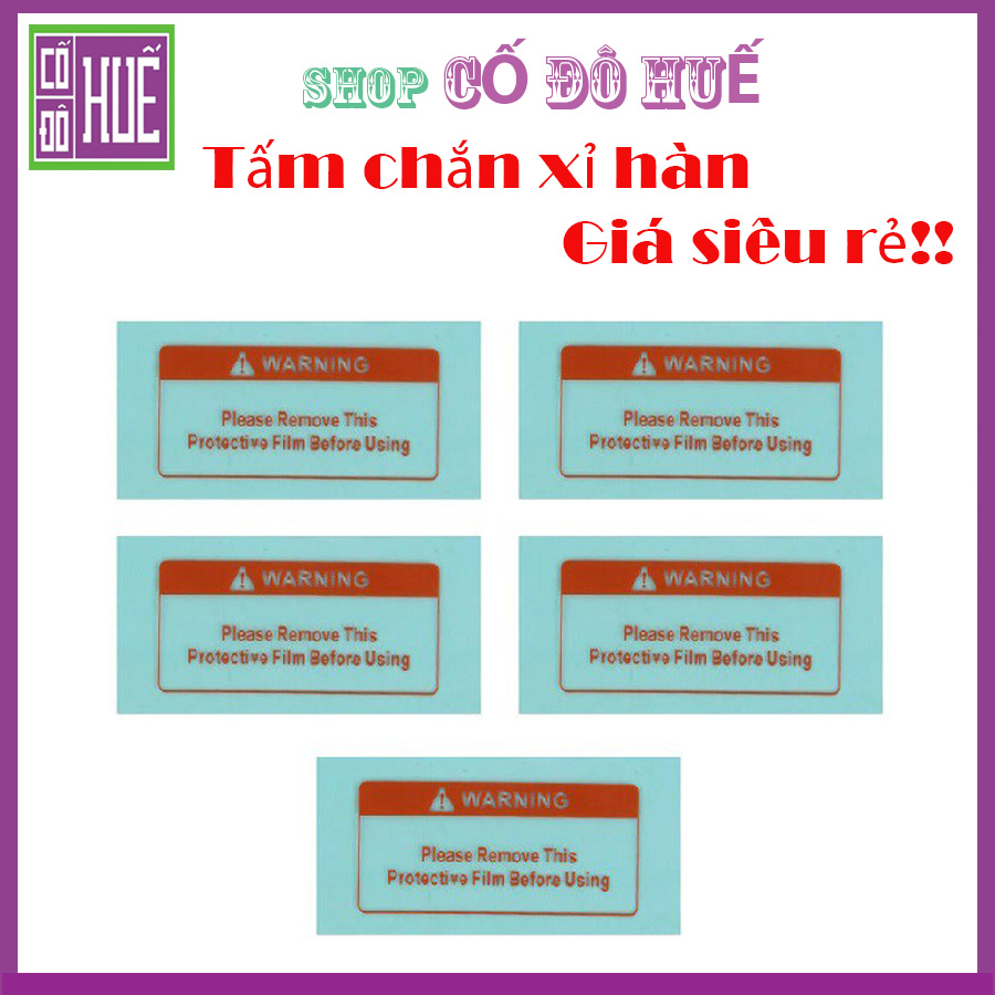 Combo tấm chắn xỉ hàn cho kính tx009 và mặt nạ hàn, loại dày cứng, shop cố đô huế