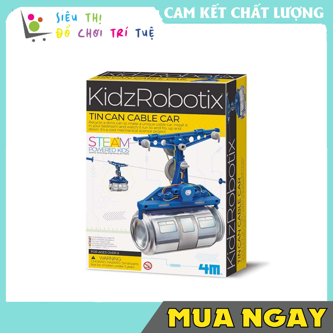 Đồ chơi khoa học lắp ráp thông minh mô hình cáp treo vận hành 4m kích thích trí tưởng tượng tính kiên nhẫn tỉ mỉ