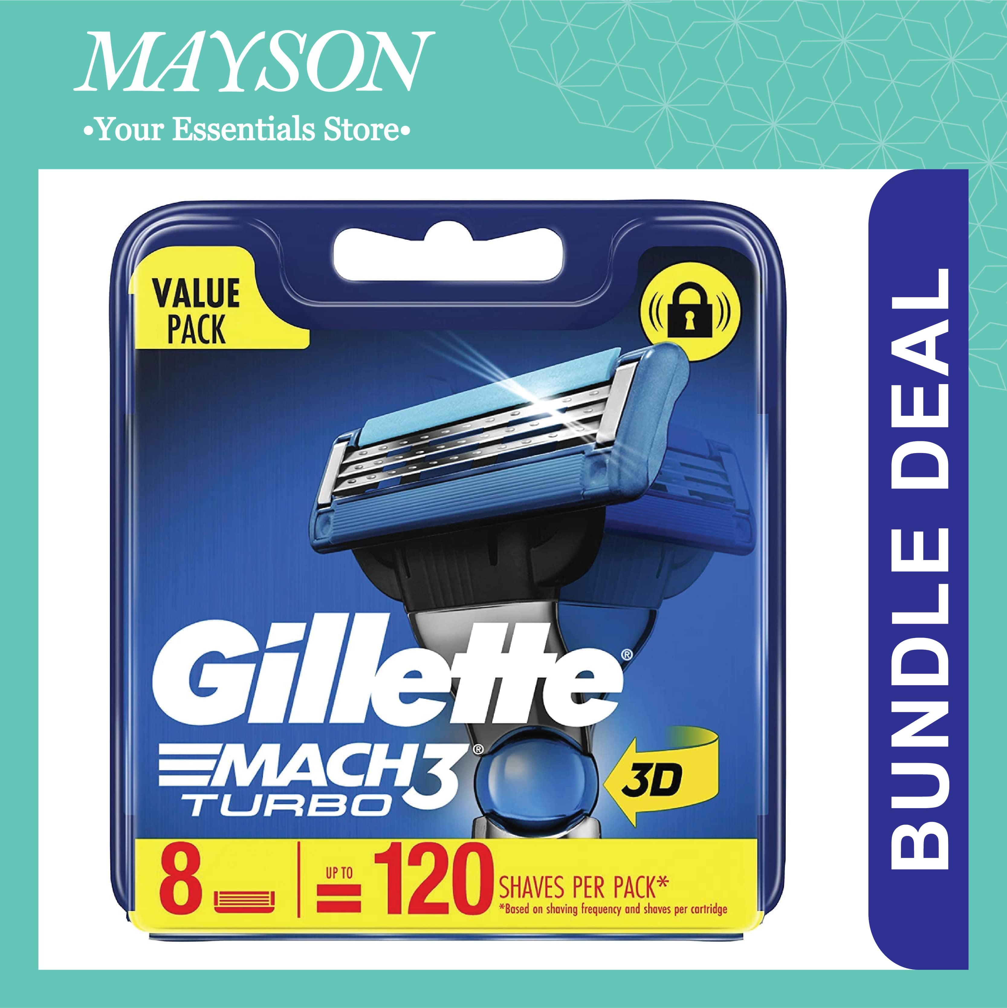 best price gillette mach 3 turbo blades