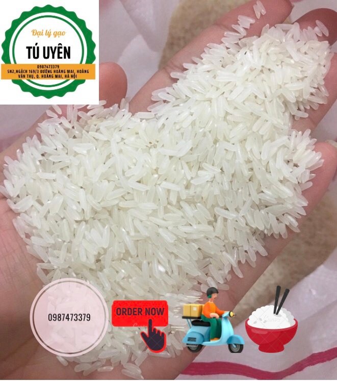 Gạo tám thái lan con én đỏ thơm ngon, dẻo 3kg