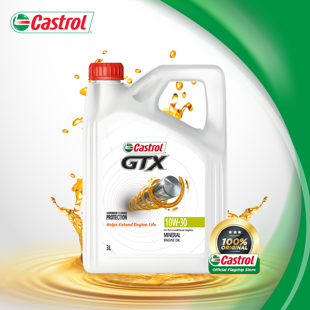Castrol GTX 10W-30 for Petrol and Diesel Vehicles 3L