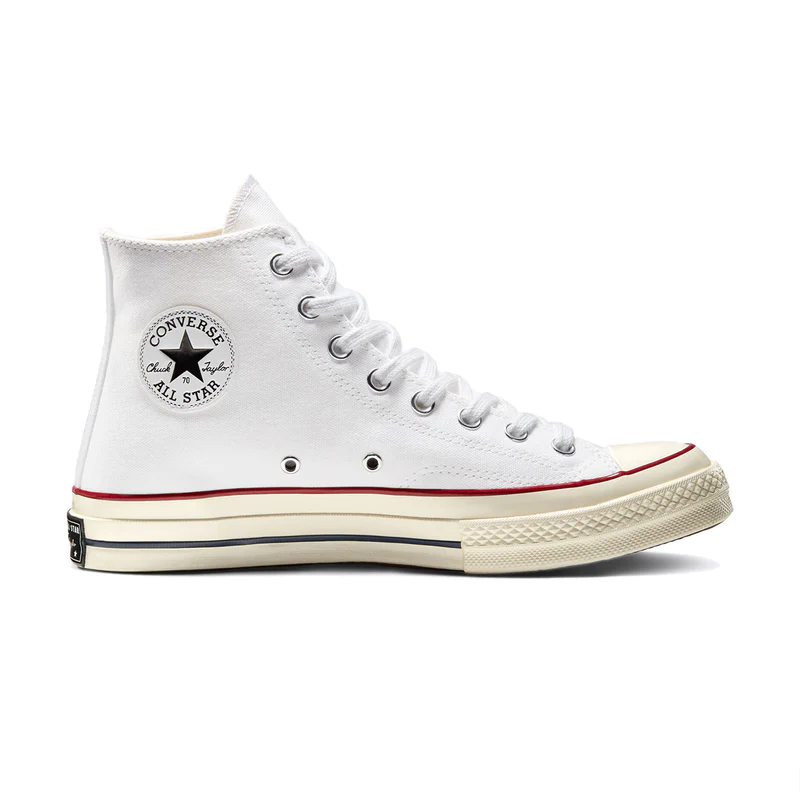 White canvas converse on sale mens