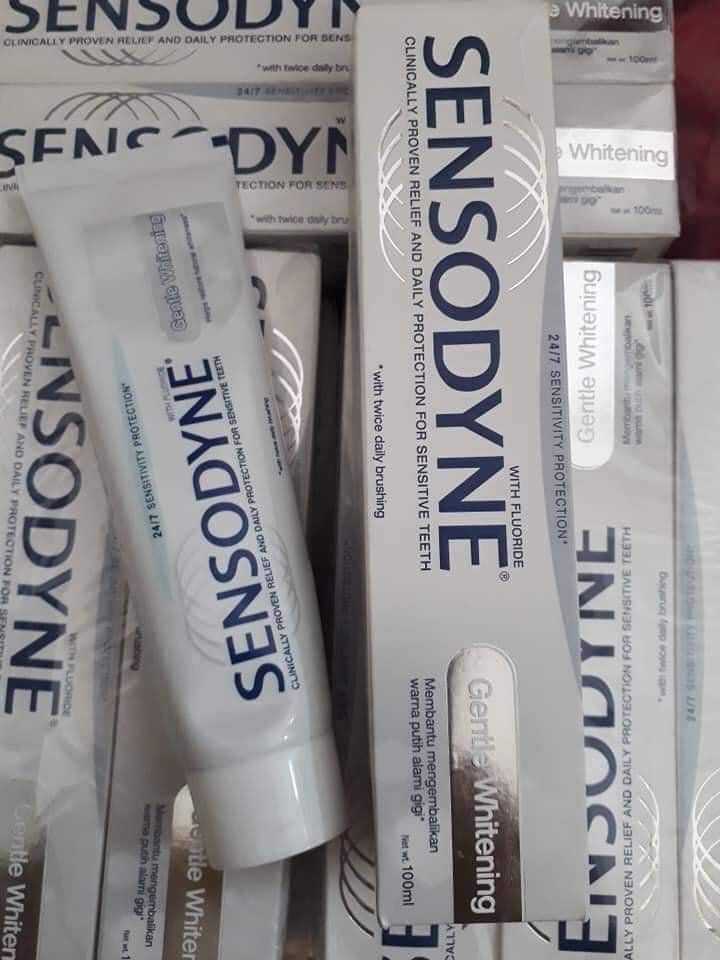 5 Hộp Kem Đánh Răng Sensodyne, Chống Ê Buốt Trắng Răng Thơm Miệng, Kem Danh Rang, Kem Đánh Răng Trắng Răng