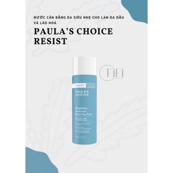 Toner Paula’s Choice Resist Weighess Advanced Repairibg giúp se nhỏ lỗ chân lông làm mịn da