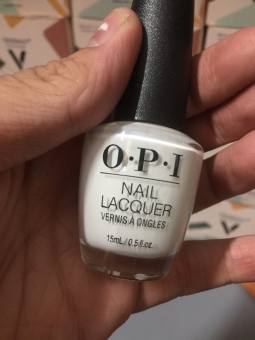in HÀNG CHẤT LƯỢNG ĐẢM BẢO in Sơn móng tay thường OPI số hiệu L00 màu trắng siêu đẹp.