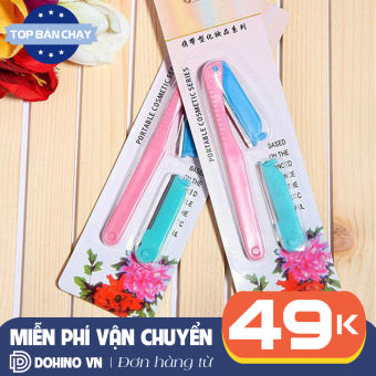 Dao Cạo Lông Mày, Tỉa Lông Mày Tóc Mái, Mặt, Lông Nách Cho Nữ 2 Lưỡi DSDC18 Thay Được Lưỡi Kai Cao Cấp.