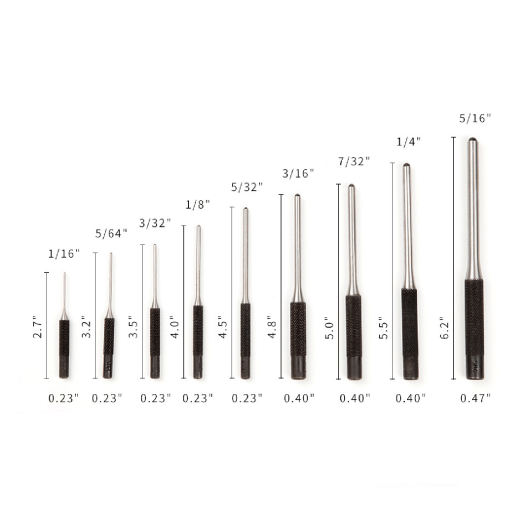 NANWEI Bộ Dụng Cụ Tháo Chốt CuộN 9 Món Dụng Cụ Tháo Chốt Bằng Thép Có Hộp Đựng Cho Thợ Kim Hoàn Thợ Làm Đồng Hồ Thợ Mộc